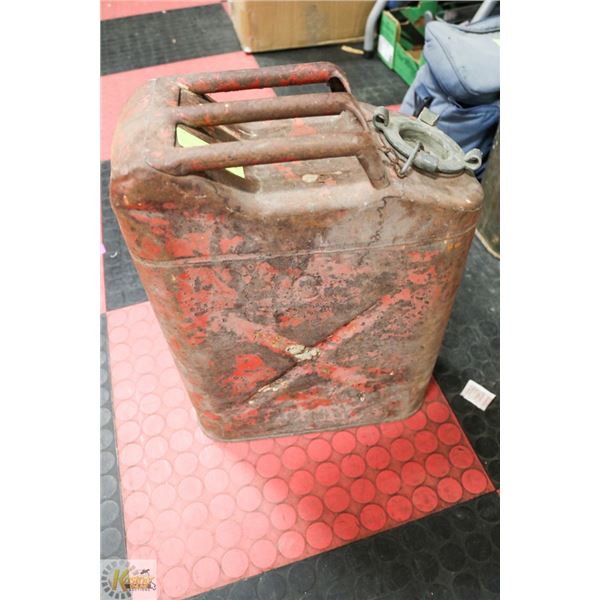 MILITARY STYLE METAL GAS CAN