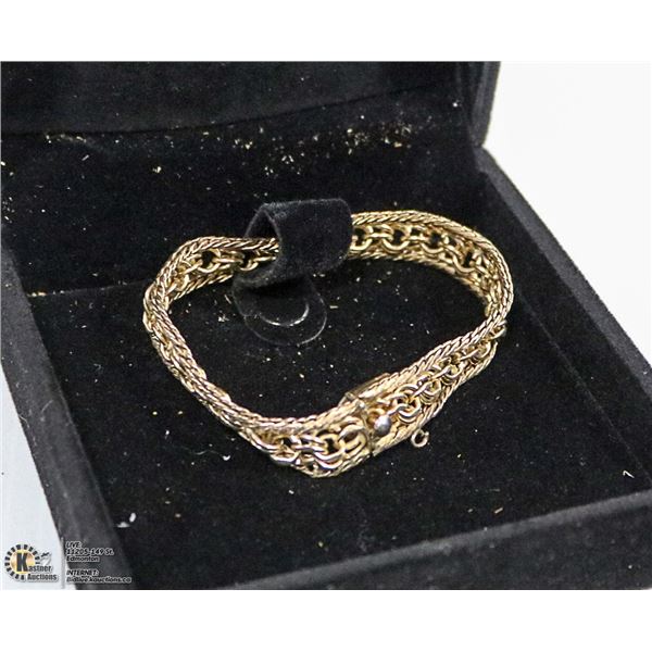 STAMPED BIRKS 1/20 GOLD FILLED BRACELET