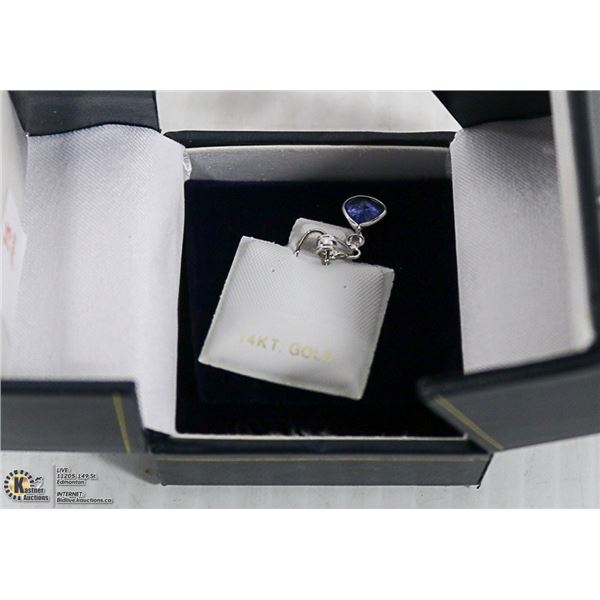 14KT WHITE GOLD PENDANT