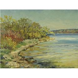Ernest Luthi - MAY ALONG NORTH SHORE OF MISSION LAKE