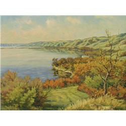 Ernest Luthi - SEPTEMBER MORNING ON ECHO LAKE NEAR NORTH CAMP