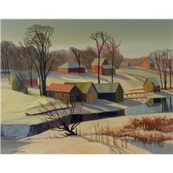 Richard (Dick) Ferrier Ferrier - ONTARIO VILLAGE, WINTER