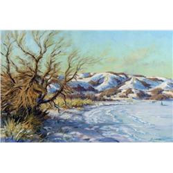 Ernest Luthi - WINTER AFTERNOON AT LEADER'S POINT, SOUTH SIDE