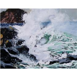 Horace Champagne - SUN AND SPRAY (TILTING, NEWFOUNDLAND)