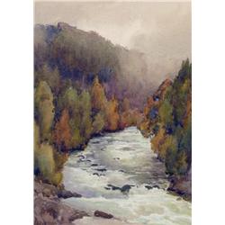 Frederick Henry Brigden - UNTITLED (RUSHING WATERS)