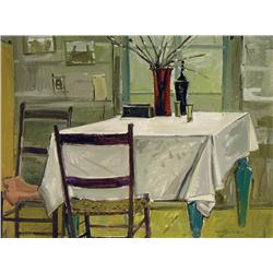 Lorne Holland Bouchard - KITCHEN TABLE (JEAN JUNEAU'S CABIN), ST. PLACIDE-PQ