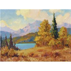 Roland Gissing - AUTUMN NEAR MORLEY, ALBERTA