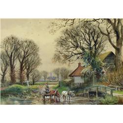 Henry Charles Fox - CROSSING THE FORD