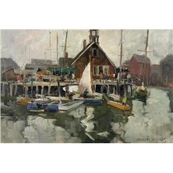 Douglas Ferguson Elliott - UNTITLED (HARBOUR SCENE)