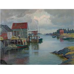 Frederick Henry Brigden - N.S. FISHING COVE LUNENBURG