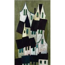 Joy Anson - ANCIENT VILLAGE ON THE HILLSIDE #1