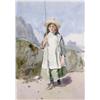 Image 1 : Frederic Marlett Bell-Smith - UNTITLED (GIRL WITH FISHING ROD)