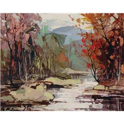 Geza (Gordon) Marich - UNTITLED (AUTUMN LANDSCAPE)/ UNTITLED (AUTUMN LANDSCAPE)