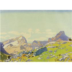 Walter Joseph Phillips - MOUNT CATHEDRAL & MOUNT STEPHEN