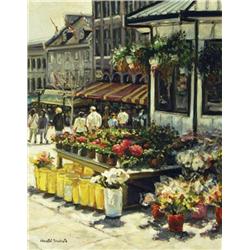 Chantal Touchette - LE MARCHE AUX FLEURS