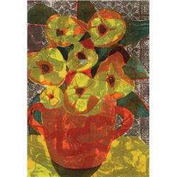 John Harold Thomas Snow - NOCTURNE RED VASE
