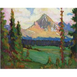Thomas Wilberforce Mitchell - CLITHEROE MOUNTAIN, CANADIAN ROCKIES