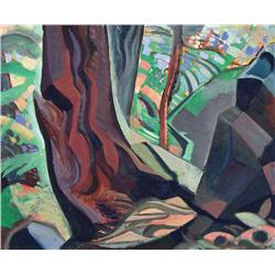 Henry George Glyde - ROCKS AND TREES