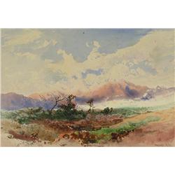 Otto Reinhold Jacobi - UNTITLED (DISTANT MOUNTAINS)/UNTITLED (MOUNTAIN SCENE)