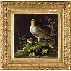 Unidentified Artist - UNTITLED (PHEASANT WITH CHICKS)/ UNTITLED (PARTRIDGE WITH CHICKS)