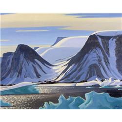 Charles Anthony Francis Law - JAGGED ICE FLOES (DEXTERITY ISLAND, BAFFIN ISLAND, N.W.T.)