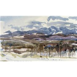 Brent R. Laycock - PURPLE FOOTHILLS