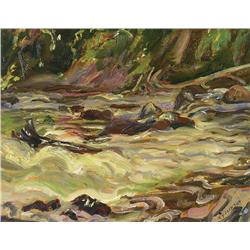 Alexander Young Jackson - RAPIDS ON MAGPIE RIVER (WAWA)