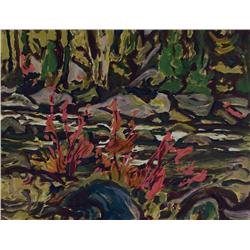 Alexander Young Jackson - UNTITLED (RIVER RAPIDS)