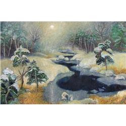 Gerald Roach - SNOW ON A WINTER RIVER