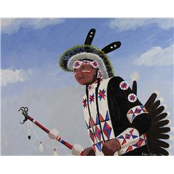 Allen Sapp - ALLEN DANCING AT THE POW-WOW