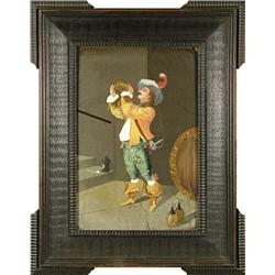 * Merlini - UNTITLED (CAVALIER ENJOYING A BOTTLE OF WINE)