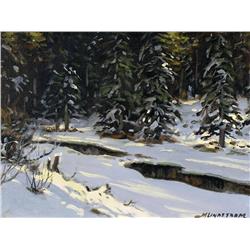 Matt Lindstrom - UNTITLED (FOREST STREAM IN WINTER)