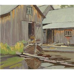 Sylvia Hahn - UNTITLED (BOATHOUSES)