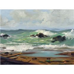 Robert E. Wood - UNTITLED (CRASHING SURF)