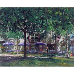 Lucienne Boucher Zegray - PAUSE-CAFÉ, PETIT CHAMPLAIN, VIEUX QUEBEC