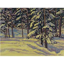 William (Bill) Duma - SNOW LADENED TREES