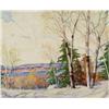 Image 1 : James (Jim) McLaren Nicoll - WINTER TREES ALONG THE BOW RIVER
