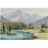 Image 1 : Margaret Dorothy Shelton - UNTITLED (RIVER IN THE ROCKIES)