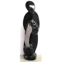 Shona Sculpture, Enos Munenge - COMING FROM THE FIELD