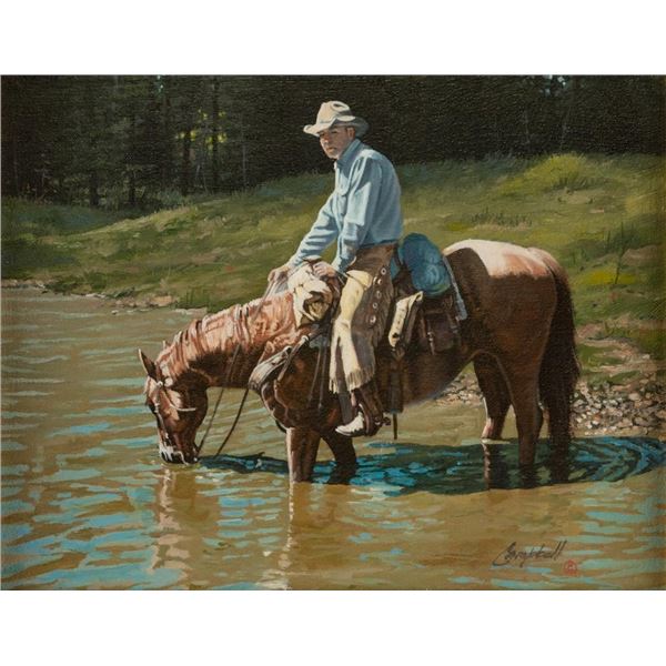 Duward Campbell, oil on canvas