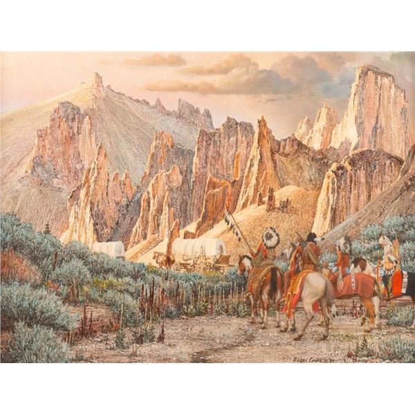 Roger Cooke, oil on board