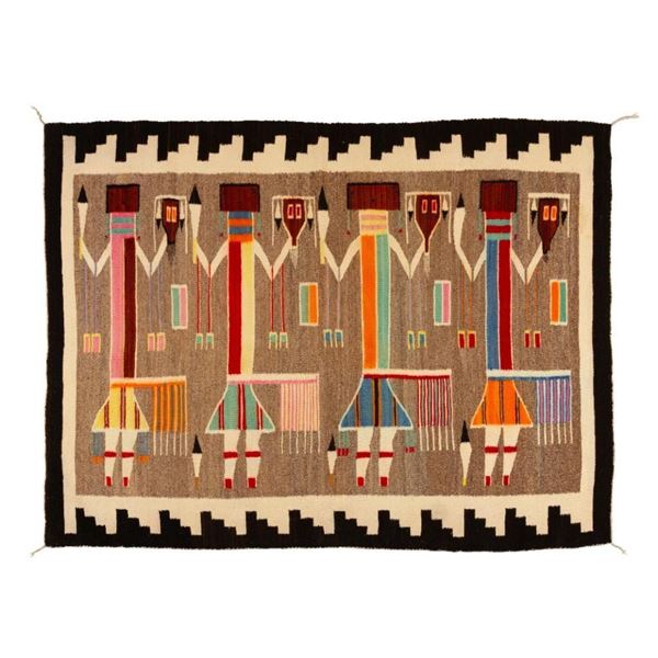 Navajo Rug, 58" x 44"