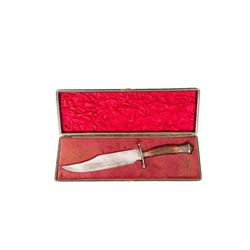 Two Cased Bowie Knives