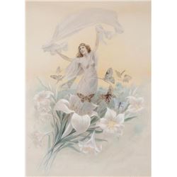 Herman W. Hansen, watercolor