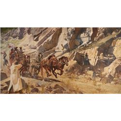 Oleg Stavrowsky, oil on canvas