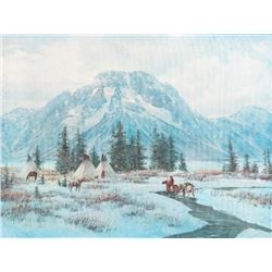 Del Parson, oil on canvas