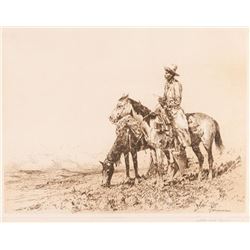 Edward Borein, three etchings