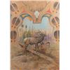 Image 1 : Olaf C. Seltzer, oil on elk hide