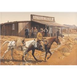 Chuck Ren, oil on board