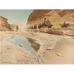Frank McCarthy, oil on canvasboard